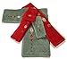 HiEnd Accents Embroidered Navajo Towel Set, Turquoise