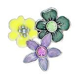 Pilgrim 320-905 Brosche, versilbert, pastel