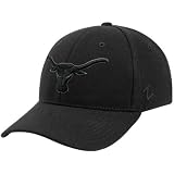 Zephyr Texas Longhorns Black Fadeout Fitted Hat