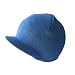 NEW CUFFLESS LIGHT BABY BLUE Beanie Visor Skull Cap HAT USA