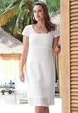 Jessica London Plus Size Linen Sheath with Eyelet