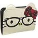 Loungefly Hello Kitty Nerd Face Mini Wallet (Tan with Colored Details)