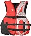 MW Universal Adult Life Jacket Vest - Red & Black