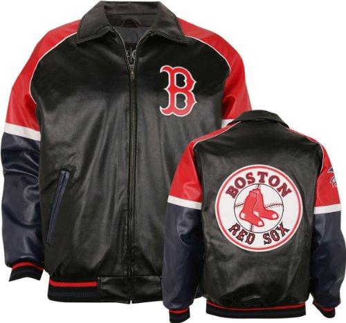 Boston Red Sox Varsity Faux Leather Jacket