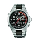 Orient Mens 100m Analog Digital with Calendar, Alarm, Dual Time, Chronograph in 1 100 second Black... by Orient
