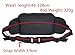 TOP-UP Strongest Men's Multi-Functional Waist Pack Waist Bag Fanny Bag for Hiking Camping,Travel and Other Outdoor Activities (Black)