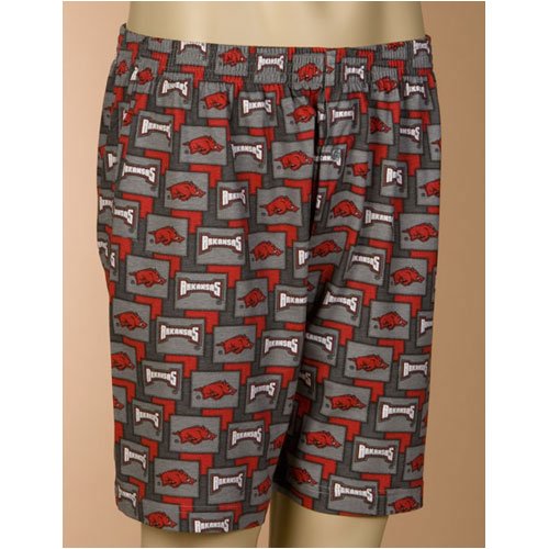 Arkansas Razorbacks NCAA Mens "Pattern 2" Boxer Shorts