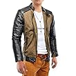 Herren Lederjacke Hells Devil Biker ID1171 Leder gefüttert
