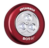 Sylvania DOT-it Red Self-Adhesive Bright White Red LED Light