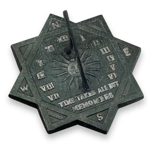 Aluminum Sunburst Sundial