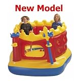 New July-2008 Model - Intex 85 x 76 x 45 Jump-o-Lene Castle Bouncer - w/ balls & swords