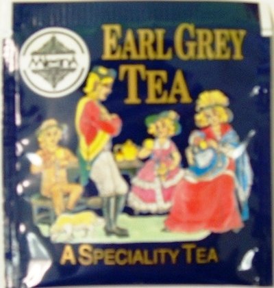 Mlesna Brand Earl Grey Black Tea Gourmet Individually Wrapped Tea Bags (Pack of 25 Bags) by Mlesna