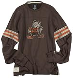Cleveland Browns Vintage Long Sleeve Appliqu&Atilde;�&Acirc;&copy; Jersey Crew