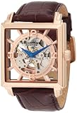 Stuhrling Original Men's 333.3345K14 Lifestyles Winchester Plaza Automatic Skeleton Brown Watch