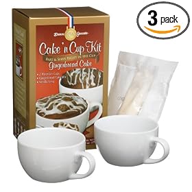 Dean Jacobs Gingerbread Cake N Cup Kit, 6.2-Ounce Boxes (Pack of 3)