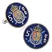 Hand Painted Spain Coin Cufflinks
