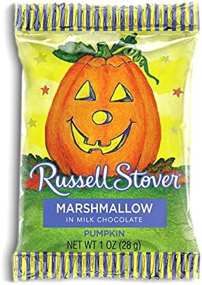 Russell Stover Marshmallow in Milk Chocolate Pumpkin