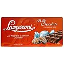 Lazzaroni Milk Chocolate Bar with Amaretti Crumble, 3.17-Ounce Bars (Pack of 12)