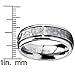 Hammered Men's Titanium Wedding Band Engagement Ring 7mm Comfort Fit