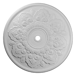 50 1 8OD x 3 5 8ID x 1 3 4P Richmond Ceiling Medallion by 