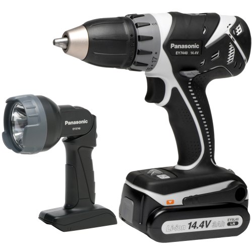 Panasonic EY7440LN2L 14.4V Lithium Ion Drill Driver Kit With Light