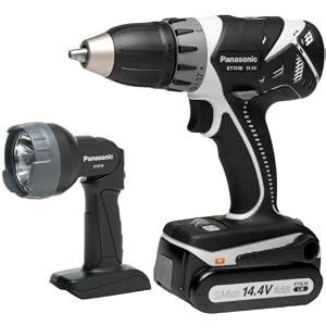 Panasonic EY7440LN2L 14.4-Volt Lithium Ion Drill Driver Kit With Light by Panasonic
