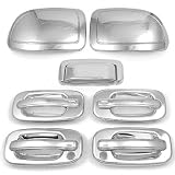 High Quality Replacement Chrome Tailgate 4-Door Handle Mirror Cover for 2000 2001... by Astra Security