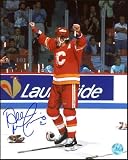 Al Macinnis Calgary Flames Autographed/Hand Signed 16X20 Photo