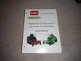 Toro Timecutter Z, Precision Z-zero Radius Turn Riding Mower Service Manual