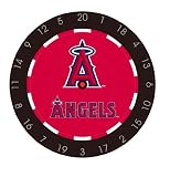 MLB Anaheim Angels Bristle Dart Board With Darts And Flights