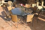 Tortuga Captiva 9 Piece Outdoor Living Dining Set
