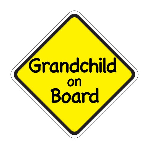 Childrens Toyshop  Third Party New : Grandchild on Board Car Sticker