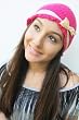 CLEARANCE IN CROCHET COLLECTION - Handmade Crocheted Hat for Teens - Caribbean Hot Pink (Women Small Size)