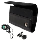 51%2BNuDx2anL. SL160  Black SumacLife Portola Edition Premium Leather Holster Case for LG Spectrum / LG Optimus 4X HD / LG Optimus 3D MAX / LG Optimus L5 / LG Optimus L7 / LG Prada 3.0 / LG Nitro HD / LG Eclypse / LG Jil Sander Mobile / LG Optimus LTE / T Mobile myTouch + Universal Windshield Phone Mount + SumacLife TM Wisdom Courage Wristband