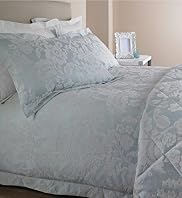 Aqua Suzie Jacquard Bedset