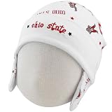 New Era Ohio State Buckeyes Infant White Ski Knit Baby Beanie