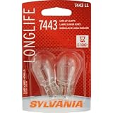 Sylvania 7443 LL BP 20 Long Life Auxiliary Lamp, Pack of 2 by Sylvania