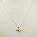 Sterling Silver Monogram Letter A Necklace