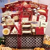 Executives Choice Premium Gourmet Food Gift Basket with Smoked Salmon