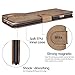 CORNMI Design for i6 Plus Case, Premium Vintage Flip Wallet Leather Magnetic Closure Cover Skin for i6 / 6S Plus 5.5 inch with Card Slots, Cash Compartment and Wrist Strap(Light Brown)
