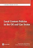 Local content policies in the oil and gas sector