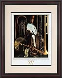 Framed 8.5 x 11 Super Bowl XV Program Print | Details: 1981, Raiders vs Eagles