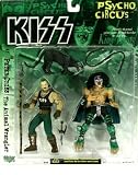 KISS - 1998 - McFarlane Toys - KISS Psycho Circus - King of Beasts - Peter Criss & The Animal Wrangler Action Figure Set - w/ Black Cat, Whip, Knife, Spear - RARE - New - Limited Edition - Collectible