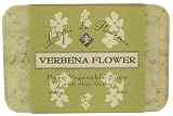 Verbena Flower ~ French Provence 2 bars of Pure Vegetable soap Enriched with Shea Butter,200 gram, 7 oz round soap