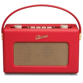 Roberts RD60 Revival DAB/FM RDS Digital Radio with Up to 120 Hours Battery Life - Red