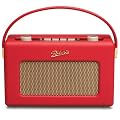 Roberts RD60 Revival DAB/FM RDS Digital Radio with Up to 120 Hours Battery Life - Red