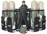 NXE SP Series 4+1 Pod and Tank Paintball Harness - Camo