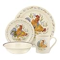 Corelle Impressions Country Morning 16-Piece Dinnerware Set, Service for 4