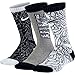 Nike Big Boys' Performance Squiggly Crew Socks 3 Pack