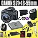 Canon EOS Rebel SL1 18.0 MP CMOS Digital SLR with 18-55mm EF-S IS STM Lens + LP-E12 Replacement Lithium Ion Battery + External Rapid Charger + 8GB SDHC Class 10 Memory Card + 58mm 3 Piece Filter Kit + Backpack + Full Size Tripod + External Flash + Multi Card USB Reader + Memory Card Wallet + Deluxe Starter Kit DavisMAX Bundle